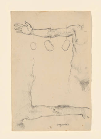 Untitled (study for Apple Pickers, full figure)