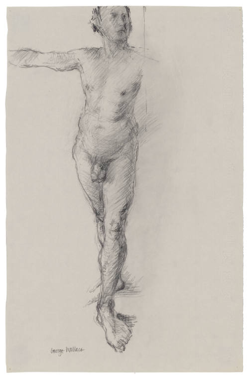 Untitled (study for Apple Pickers, full figure)