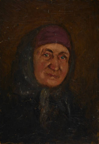 untitled (portrait, black head scarf)