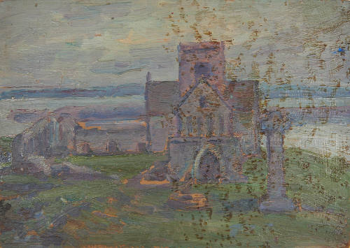 Scottish Church by Coastline