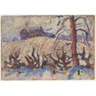 Country Landscape in Winter