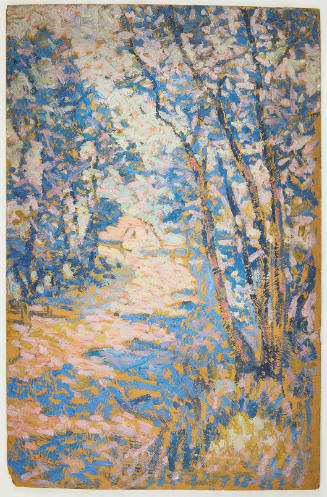 Winter Landscape with Stream