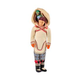 Inunguat (doll, female with infant)