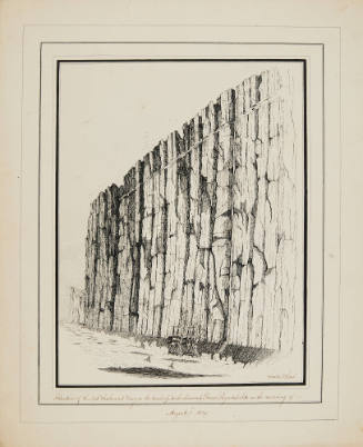 Situation of the H.M.S. Hecla and Fury on the Coast of North Somerset Prince Regents Inlet on the Morning of August 1st 1825