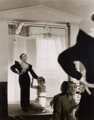 Norma Shearer (1902–1983) with Gilbert Adrian, “Adrian” (1903–1959)