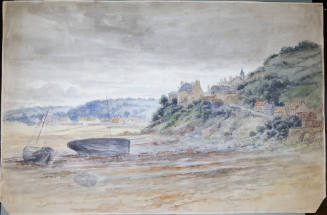 View with Beached Boats