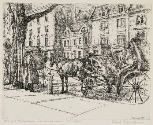 McGill Cabstand, Sherbrooke St. W. Montreal