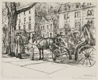 McGill Cabstand, Sherbrooke St. W. Montreal