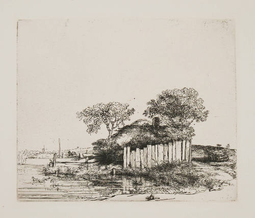 Cottage with White Paling