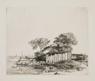 Cottage with White Paling