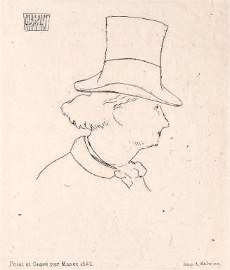 Charles Baudelaire in Profile
