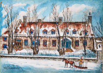 Chateau Ramezay, Montreal in 1888