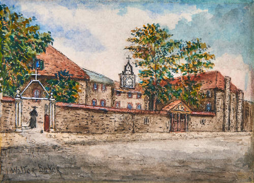 The Old Seminary Gate and Clock, Montreal in 1888