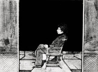 Seated Figure in Profile