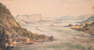 Northern Lake with Indian Encampments (Nipigon River)