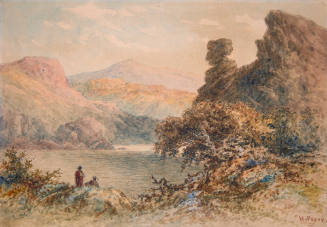 Two Indians by a Lake