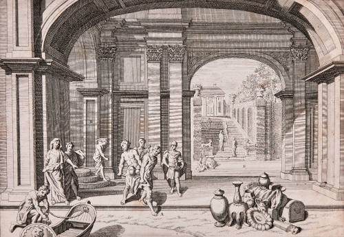 Men Carrying Possessions from a Roman Palace