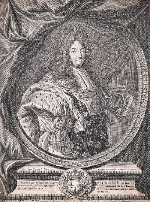 Louis XIV (recto) Duchess of Orleans; reproduction (verso)