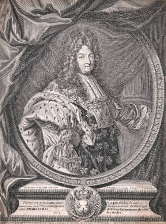 Louis XIV (recto) Duchess of Orleans; reproduction (verso)