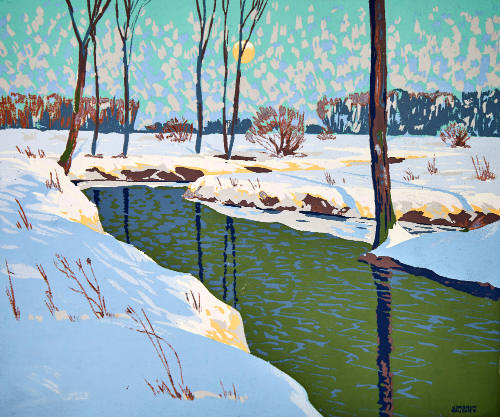 Stream in Early Spring