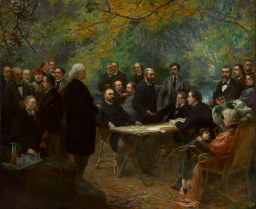 In the Garden of Alphonse Lemerre at Ville d'Avray