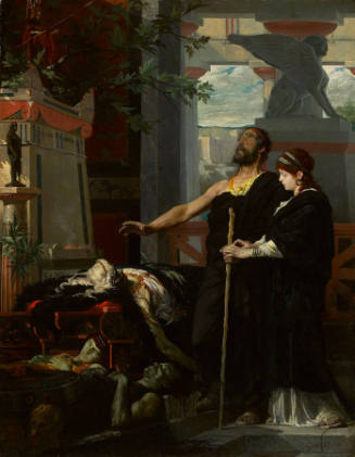 The Farewell of Oedipus to the Corpses of His Wife and Sons