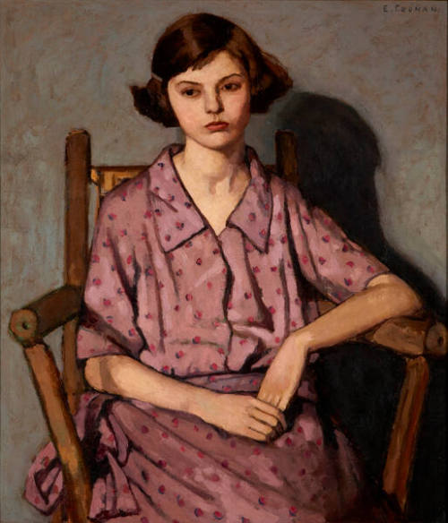 Girl in Dotted Dress