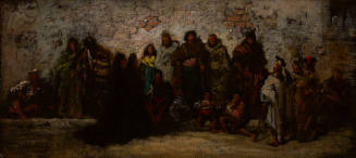 Esquisse pour "Scene de rue en Espagne"