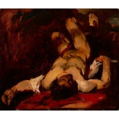Reclining Male Nude / Homme nu allongé