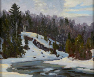 Winter River near Wilberforce, Haliburton
