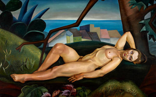 Girl under a Tree
