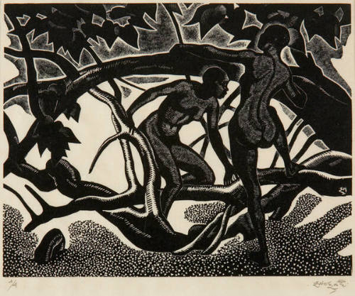 Two Figures - Jamaica (Seashore, Jamaica)