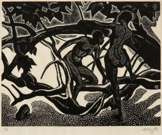 Two Figures - Jamaica (Seashore, Jamaica)