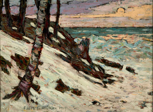 Winter at Rosebank, Lake Ontario
