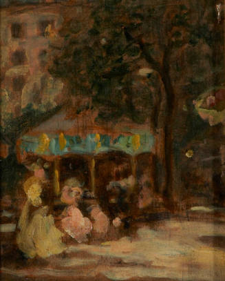 View of a Parisian Square