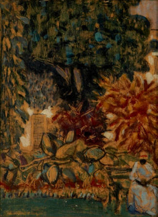 Figure Seated in a Park