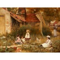 Children in Landscape, France