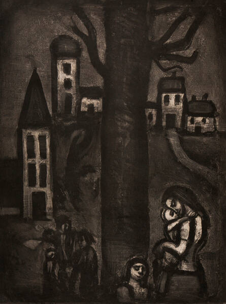au vieux faubourg des longues Pienes / in the old quarter of long suffering