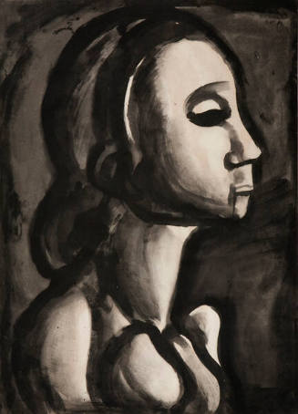 Dame du Haut-Quartier croit prendre pour le Ciel place reservee / The Society lady fancies she has a reserved seat for Heaven