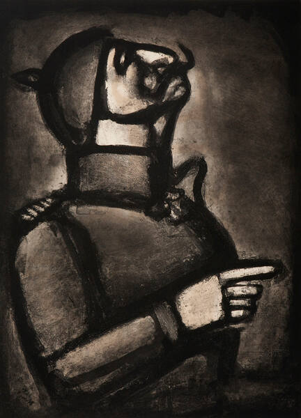 Plus le couer est noble, moins le col est roide / The nobler the heart the less stiff the collar