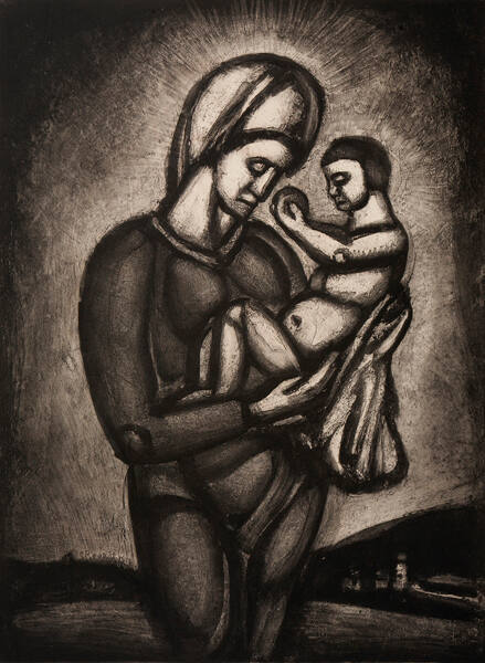 En ces temps noirs de jactance et d'incroyance, Notre-Dame de la Fin des Terres vigilante / In these dark times of vain glory