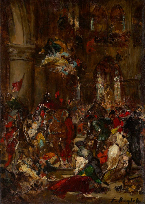 Sketch for "Charles the Bold at Nesle"