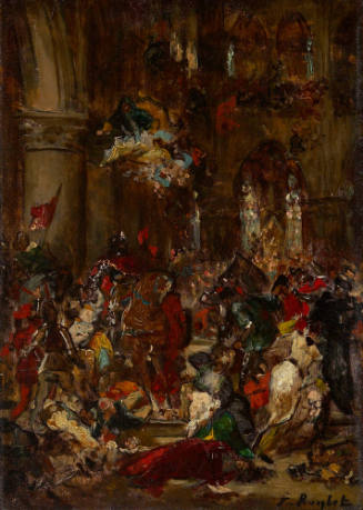 Sketch for "Charles the Bold at Nesle"