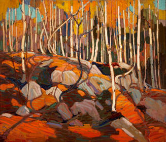 The Birch Grove, Autumn