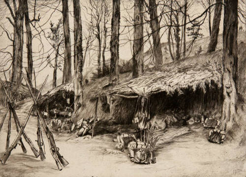 Encampment in the Park d'Issy: Memory of the Seige of Paris