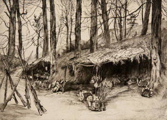 Encampment in the Park d'Issy: Memory of the Seige of Paris
