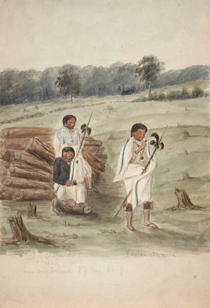 Chipewa and Poutaivatamie Indians, Penetanguishene