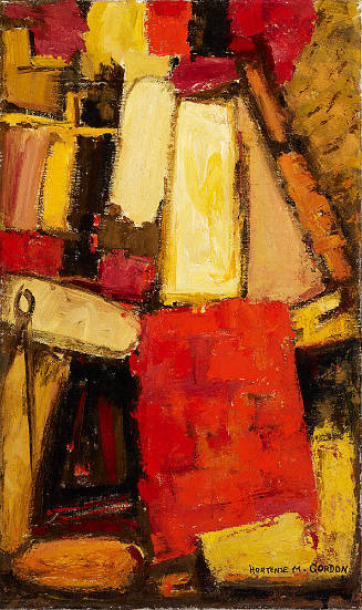 Composition: Red and Gold