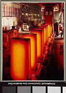 ON: Hamilton - Dofasco steel mill: Newly poured steel ingots