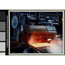ON: Hamilton - Dofasco steel mill: Sheet steel emerges from press in rolling mill